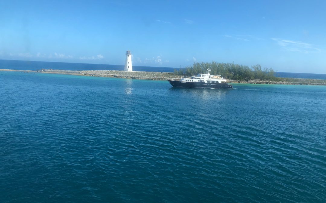 Arriving in the Bahamas